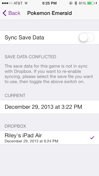 Dropbox Sync