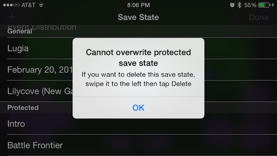 Protected Save State